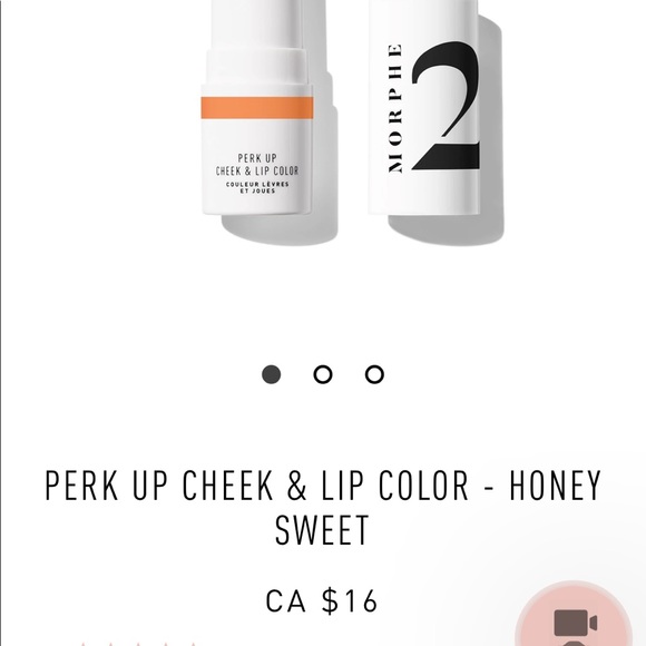 Brand new Morphe Perk up lip and cheek colour in honey sweet - Picture 3 of 4